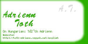 adrienn toth business card